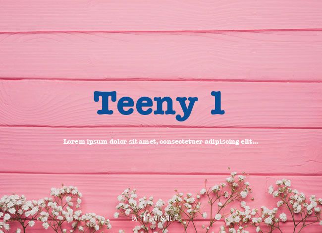 Teeny 1 example