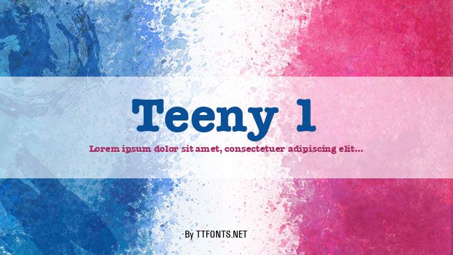 Teeny 1 example
