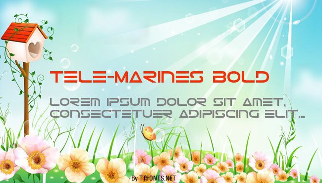 Tele-Marines Bold example