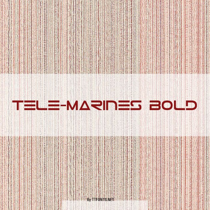 Tele-Marines Bold example