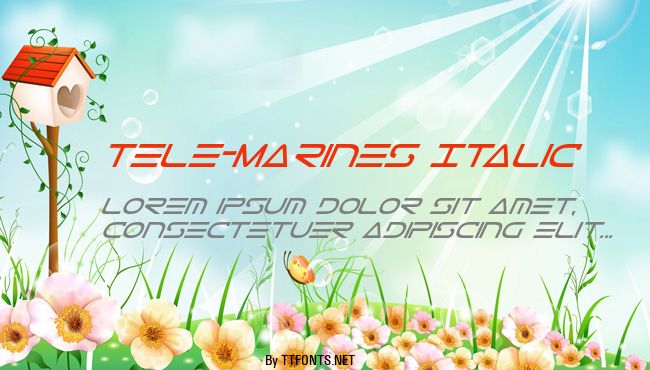 Tele-Marines Italic example