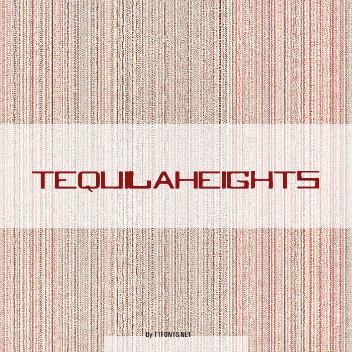 TequilaHeights example