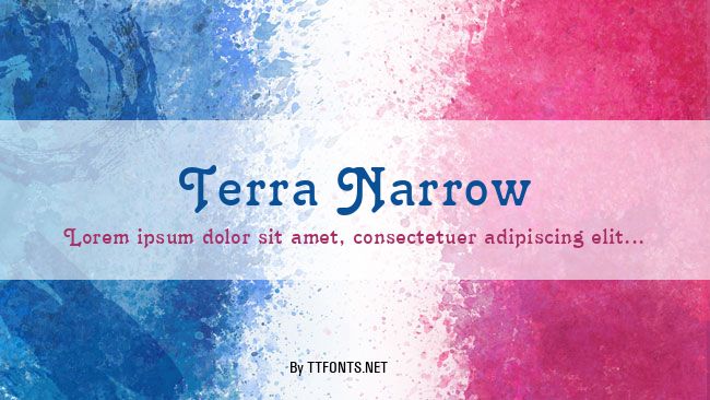 Terra Narrow example