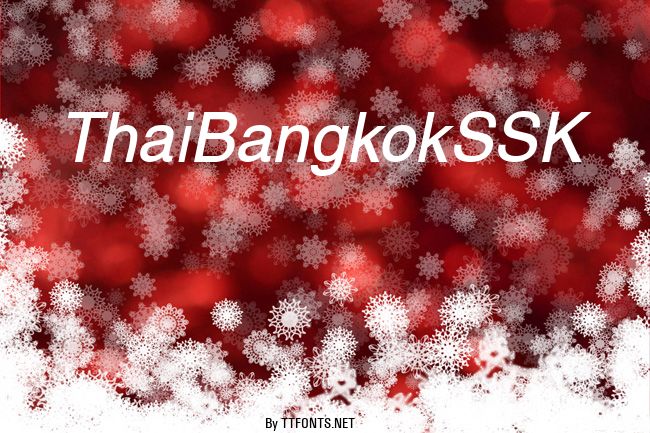 ThaiBangkokSSK example