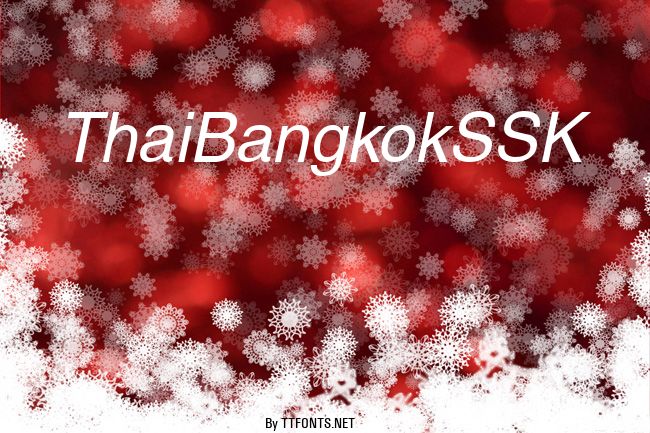 ThaiBangkokSSK example