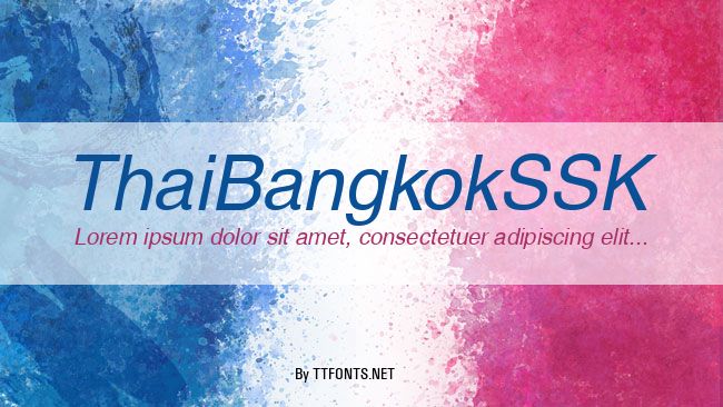 ThaiBangkokSSK example