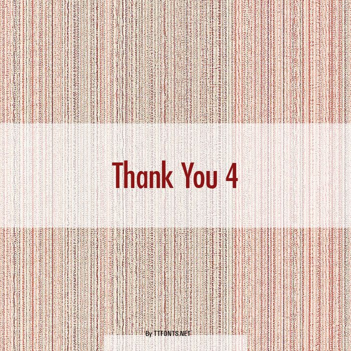 Thank You 4 example