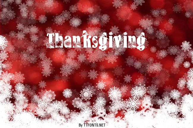 Thanksgiving example