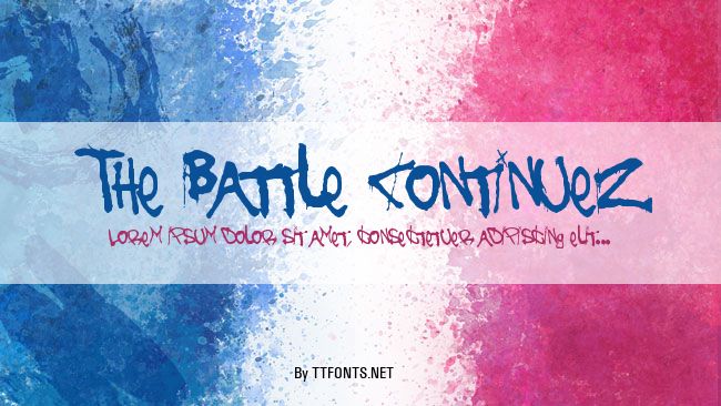 The Battle Continuez example