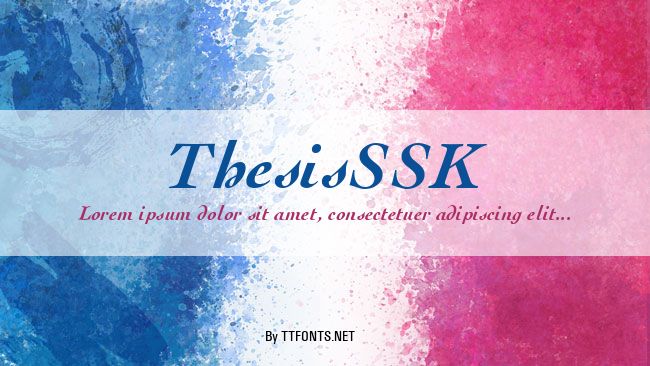 ThesisSSK example