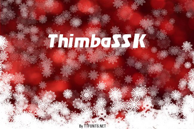 ThimbaSSK example