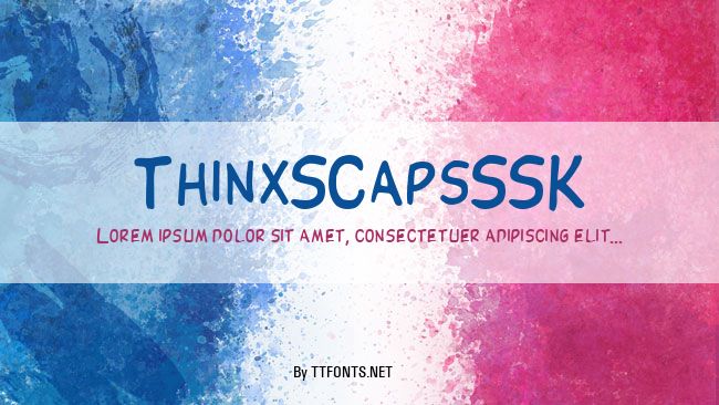 ThinxSCapsSSK example