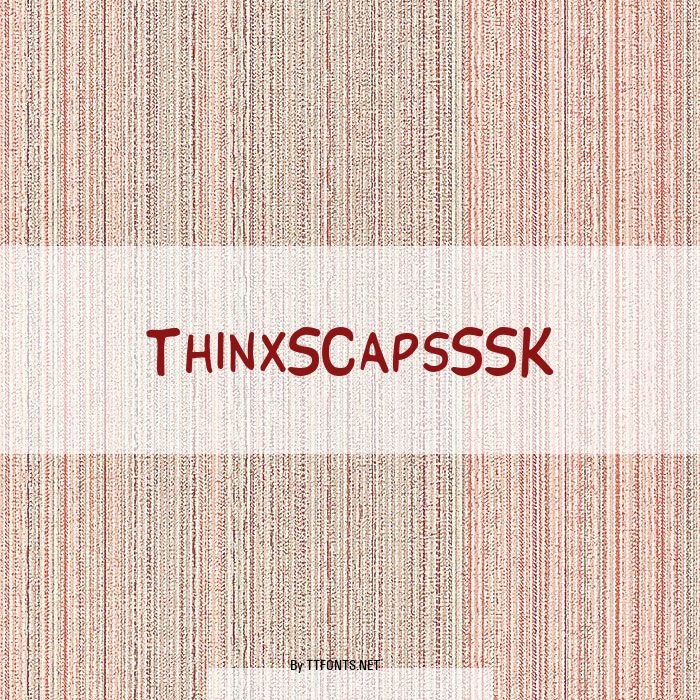 ThinxSCapsSSK example