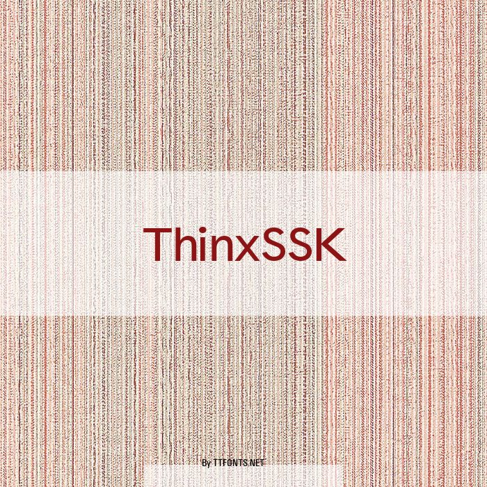 ThinxSSK example