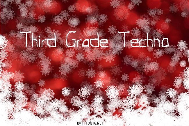 Third Grade Techno example