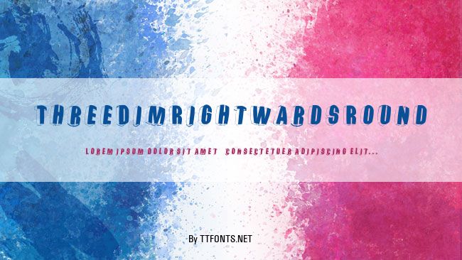 ThreeDimRightwardsRound example