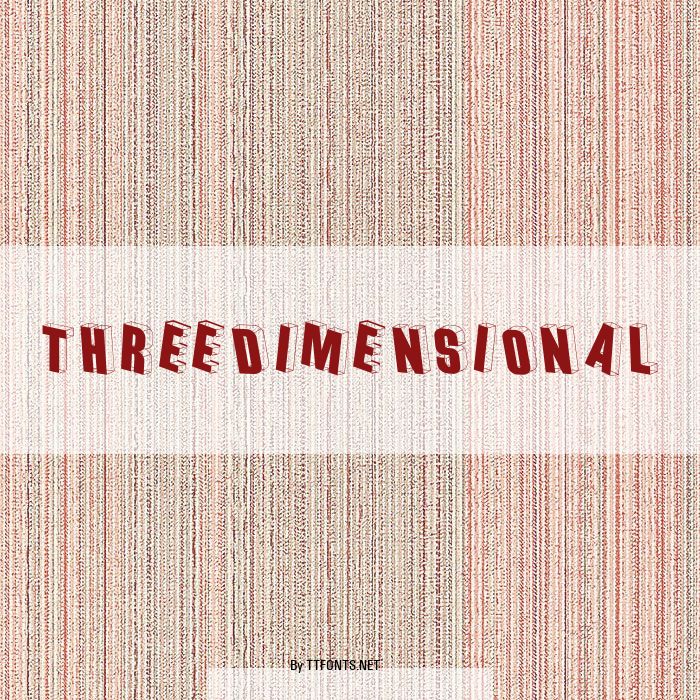 Threedimensional example