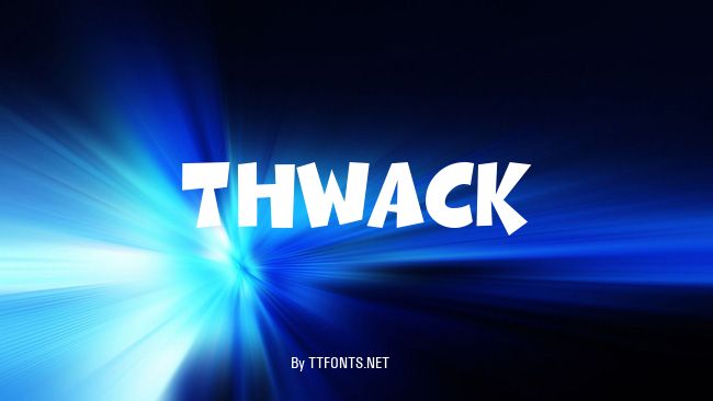 Thwack example