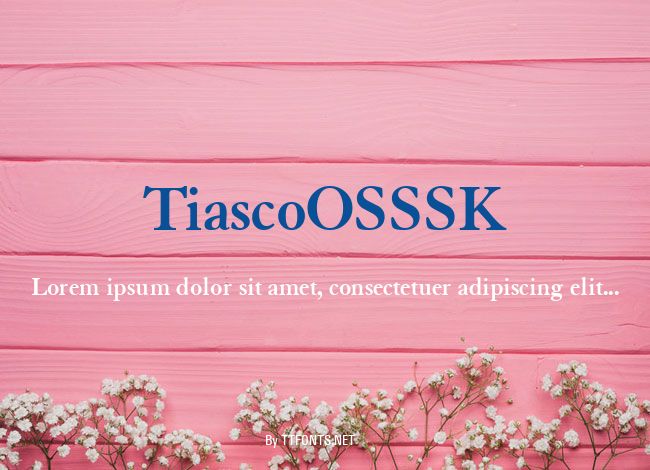 TiascoOSSSK example