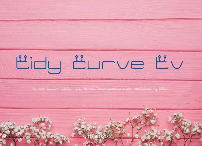 Tidy Curve TV example