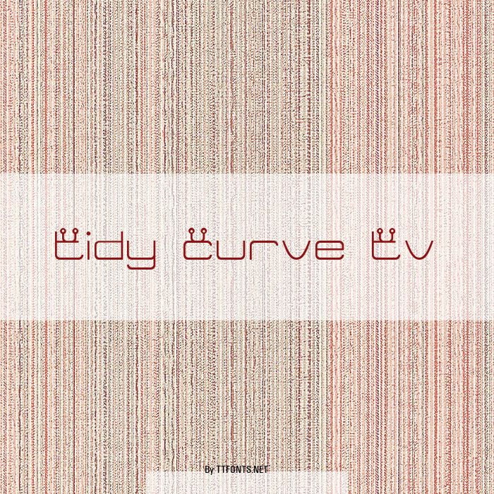 Tidy Curve TV example