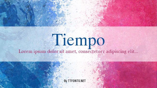 Tiempo example