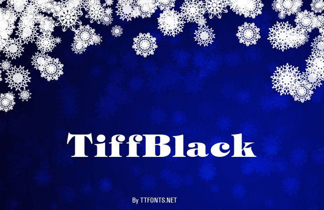 TiffBlack example