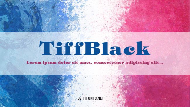 TiffBlack example