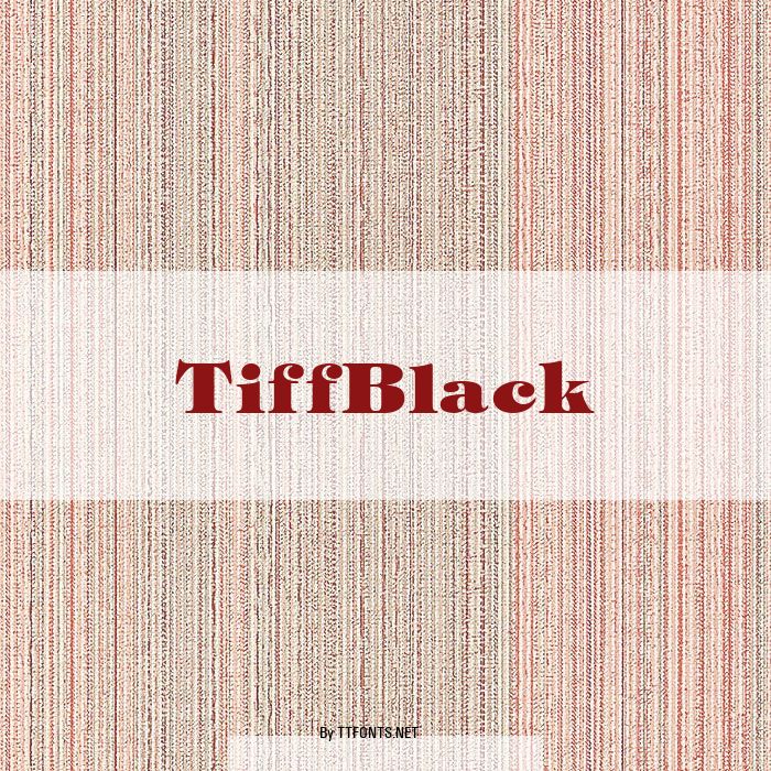 TiffBlack example