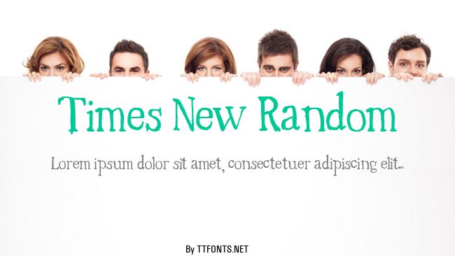 Times New Random example