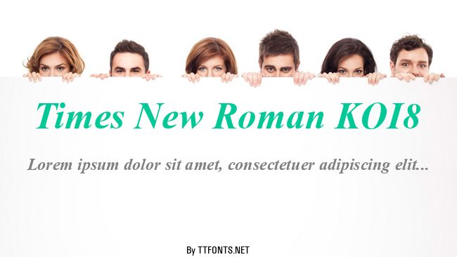 Times New Roman KOI8 example