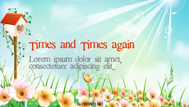 Times and Times again example