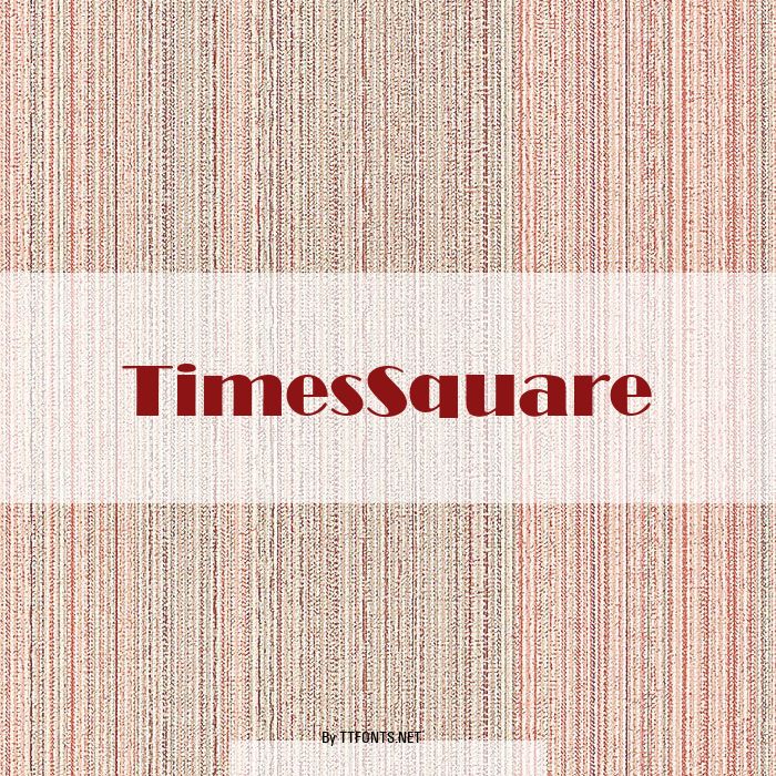 TimesSquare example