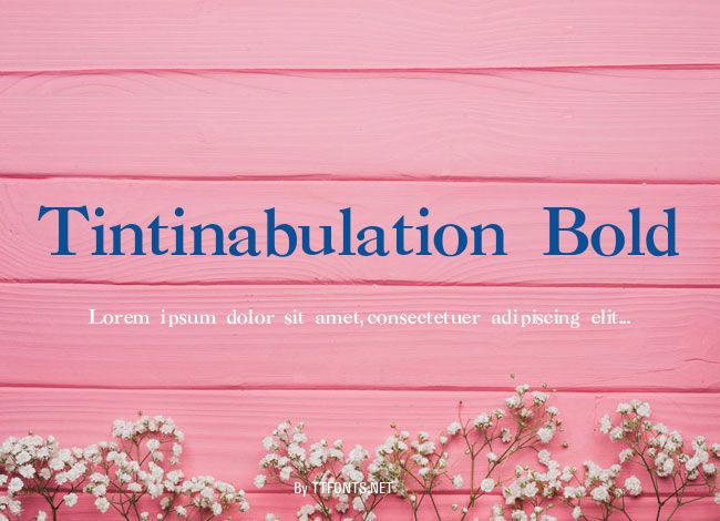 Tintinabulation Bold example