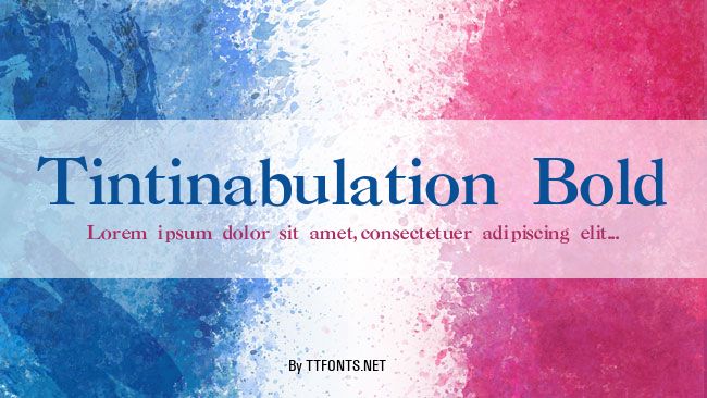 Tintinabulation Bold example