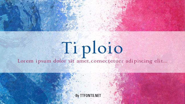 Tiploio example