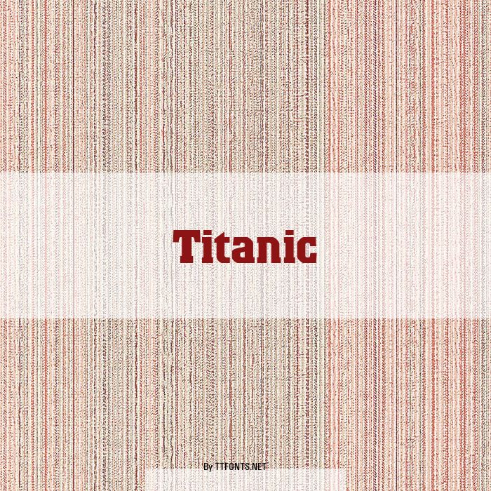Titanic example