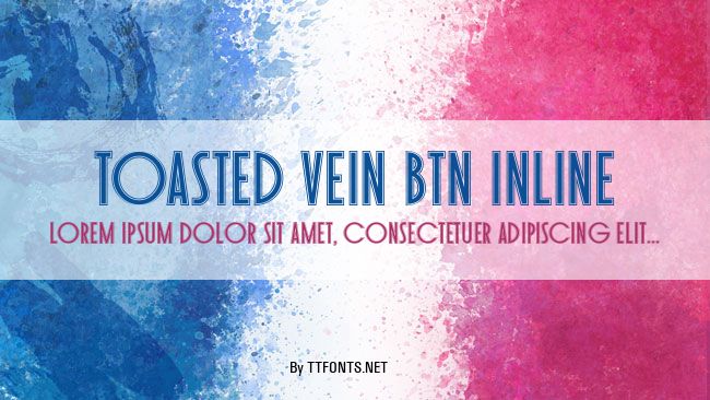 Toasted Vein BTN Inline example