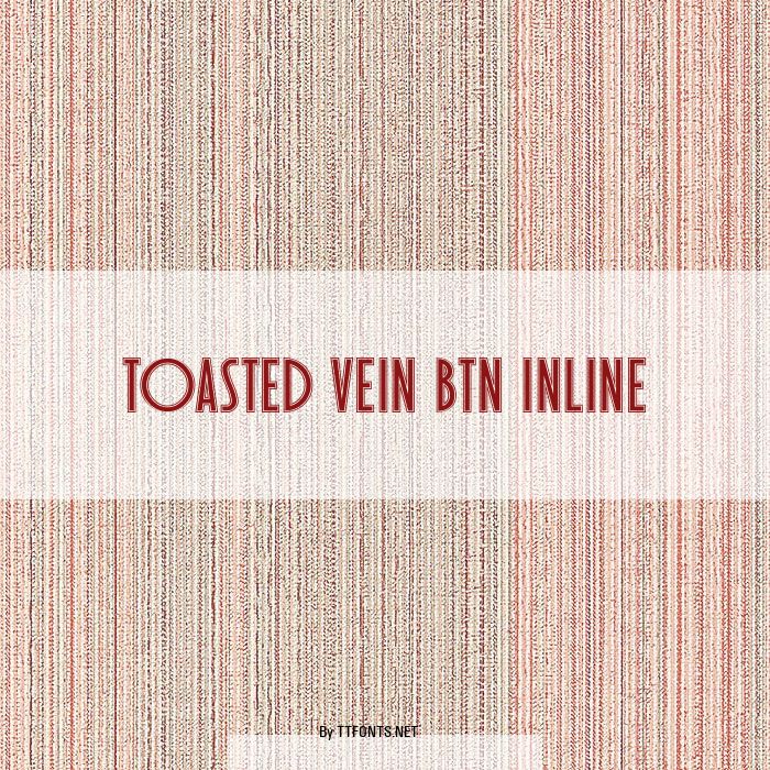 Toasted Vein BTN Inline example