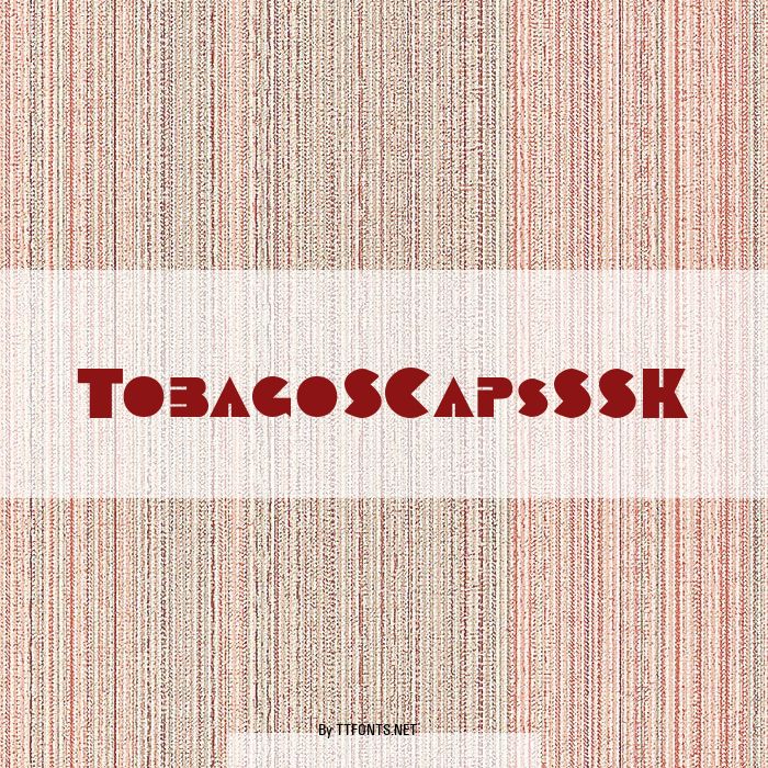 TobagoSCapsSSK example