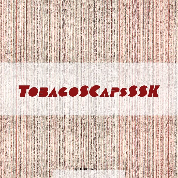 TobagoSCapsSSK example