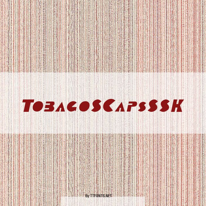 TobagoSCapsSSK example