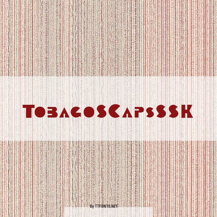 TobagoSCapsSSK example