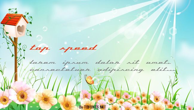 Top Speed example