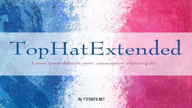TopHatExtended example
