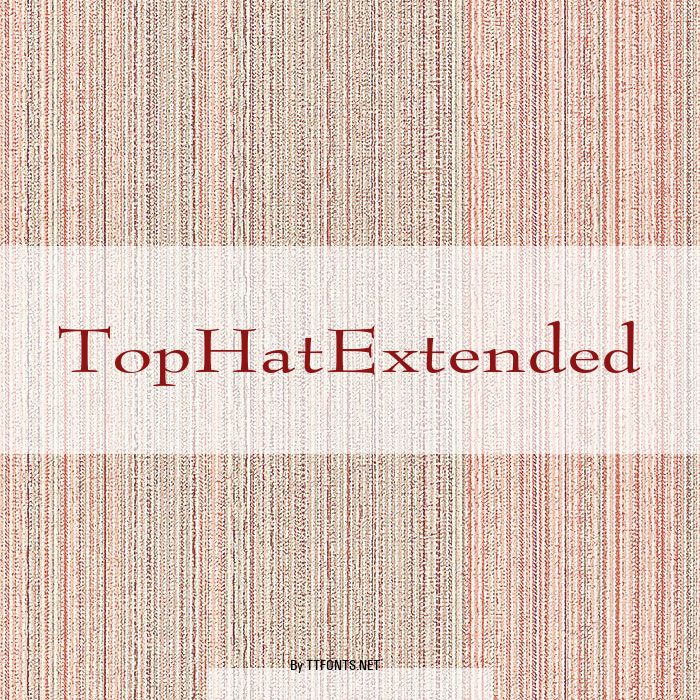 TopHatExtended example