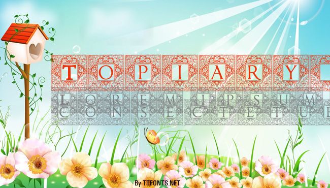 Topiary_Initials example