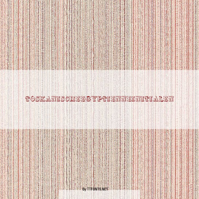 ToskanischeEgyptienneInitialen example