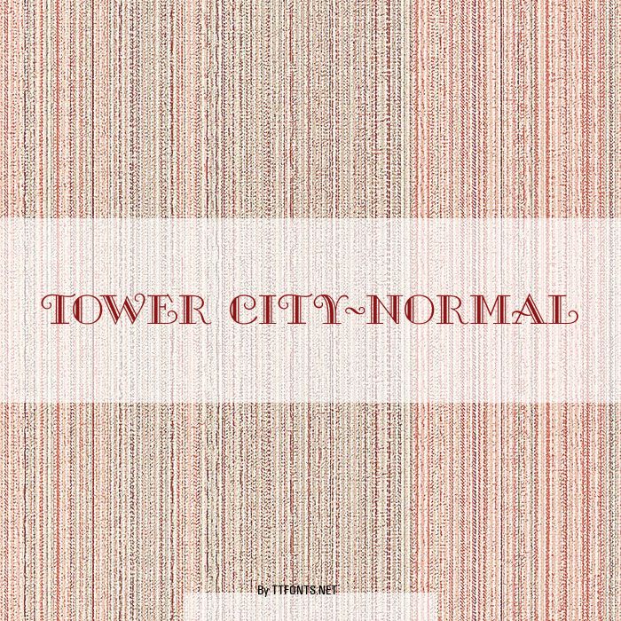 Tower City-Normal example