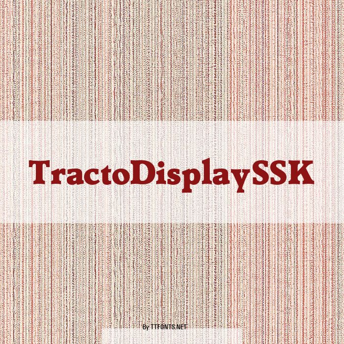 TractoDisplaySSK example